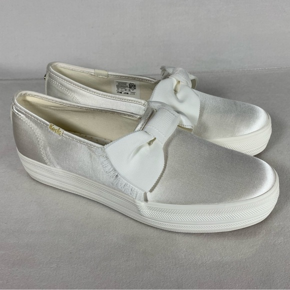 NEW Keds X Kate Spade New York Women's Triple Decker Bow Platform
